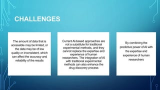Artificial intelligence in Drug discovery and delivery.pptx