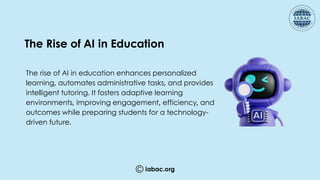 Artificial Intelligence in Education | IABAC | PDF