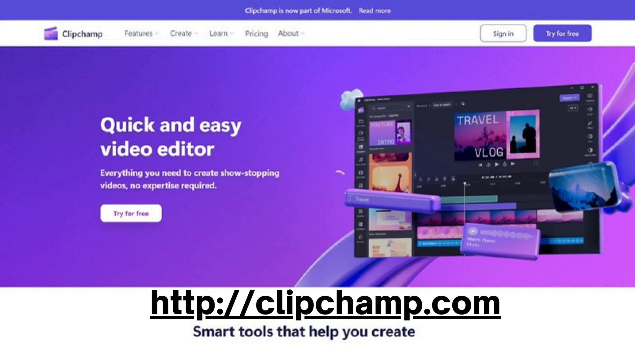 http://clipchamp.com
 