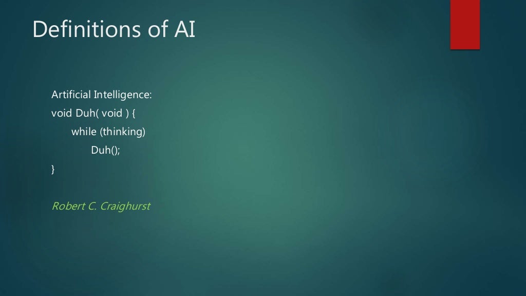 Artificial Intelligence in Gaming