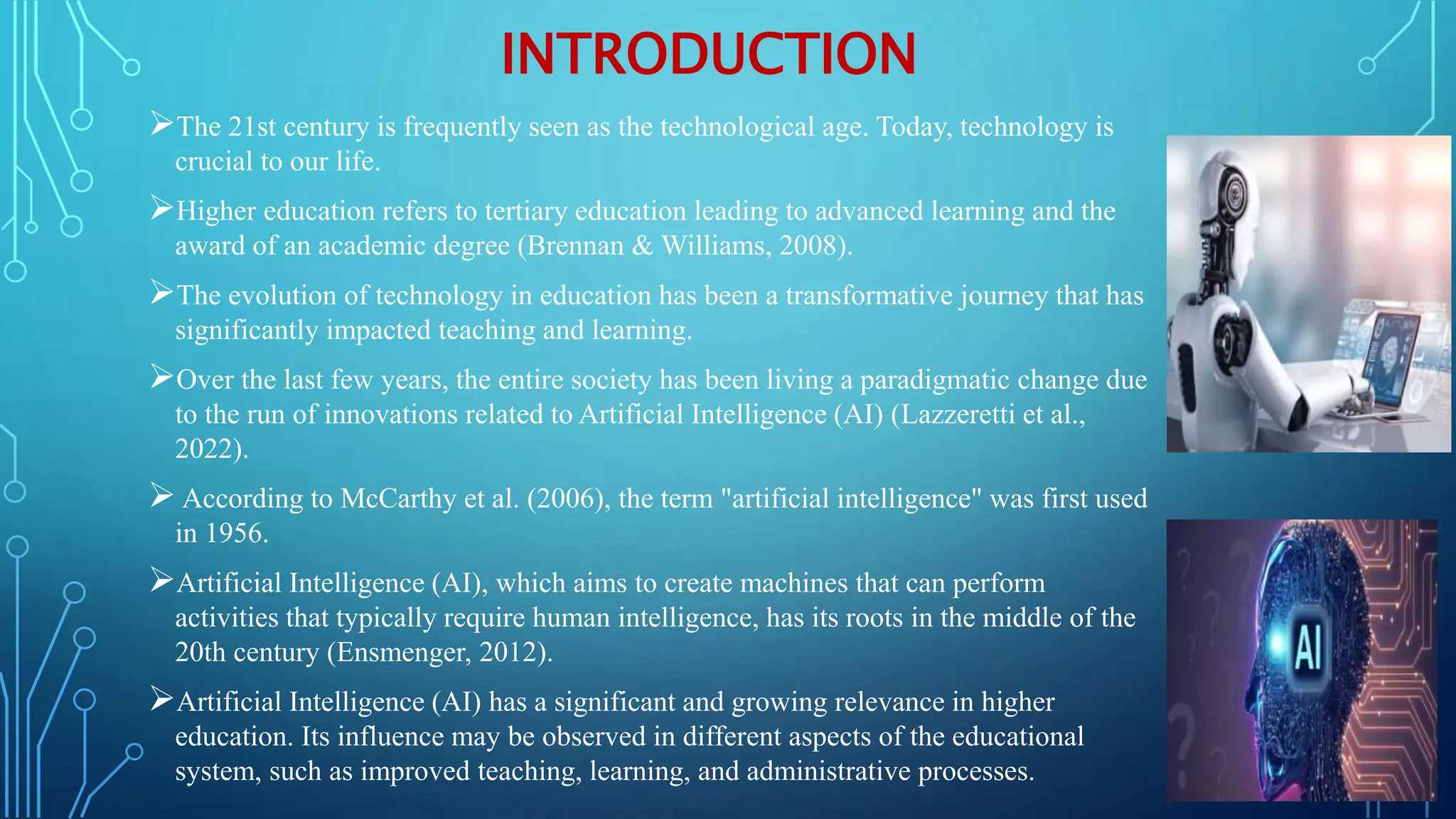 ARTIFICIAL INTELLIGENCE IN HIGHER EDUCATION A BIBLIOMETRIC ANALYSIS OF ...