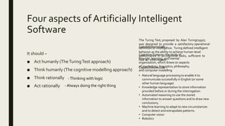 Sufficent Intelligence Artificial intelligence in industry | PPTX