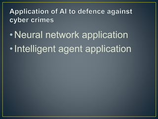 Artificial intelligence in information security | PPT