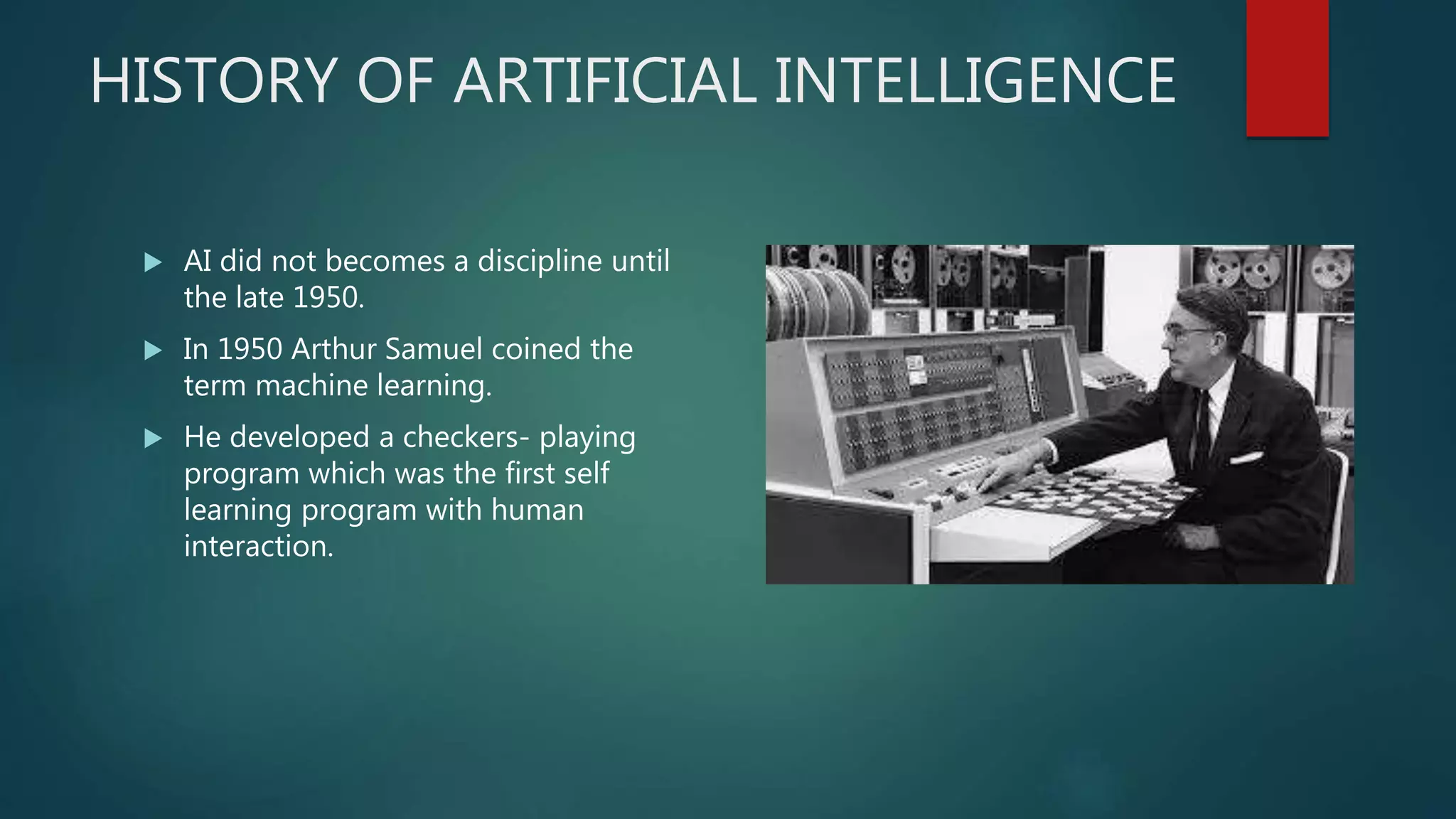 First Ai Program Checkers Artificial intelligence in orthopaedics | PPTX