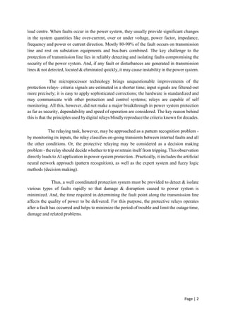 Artificial intelligence in power systems | PDF