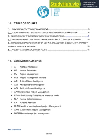 Artificial Intelligence In Project Management | PDF | Technology ...