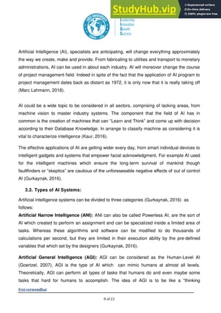 Artificial Intelligence In Project Management | PDF