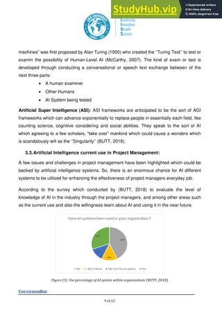 Artificial Intelligence In Project Management | PDF