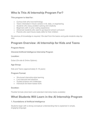 Artificial Intelligence Internship Program for Kids and Teens in Dubai.pdf