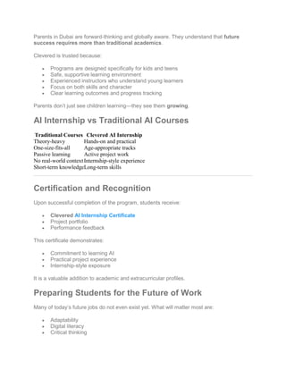 Artificial Intelligence Internship Program for Kids and Teens in Dubai.pdf