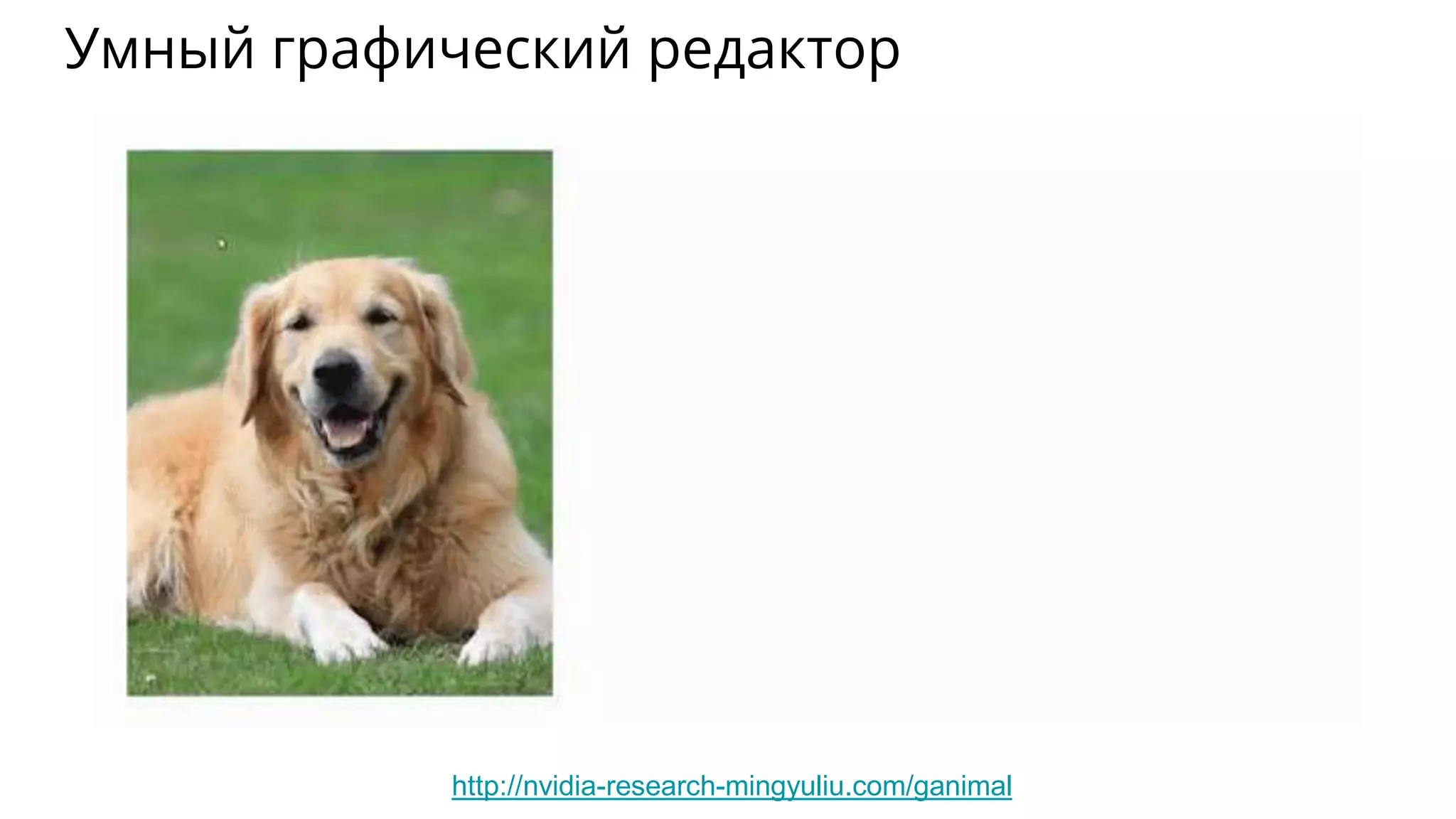 Умный графический редактор
http://nvidia-research-mingyuliu.com/ganimal
 