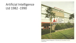 Artificial Intelligence
Ltd 1982 -1990
 
