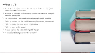 Artificial Intelligence and it's usage explained | PPTX