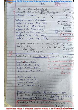 Artificial intelligence notes 2 tutorials duniya | PDF