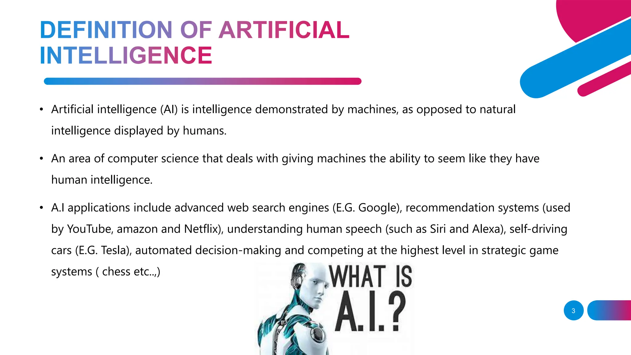 ARTIFICIAL intelligence ppt presentation | PPT