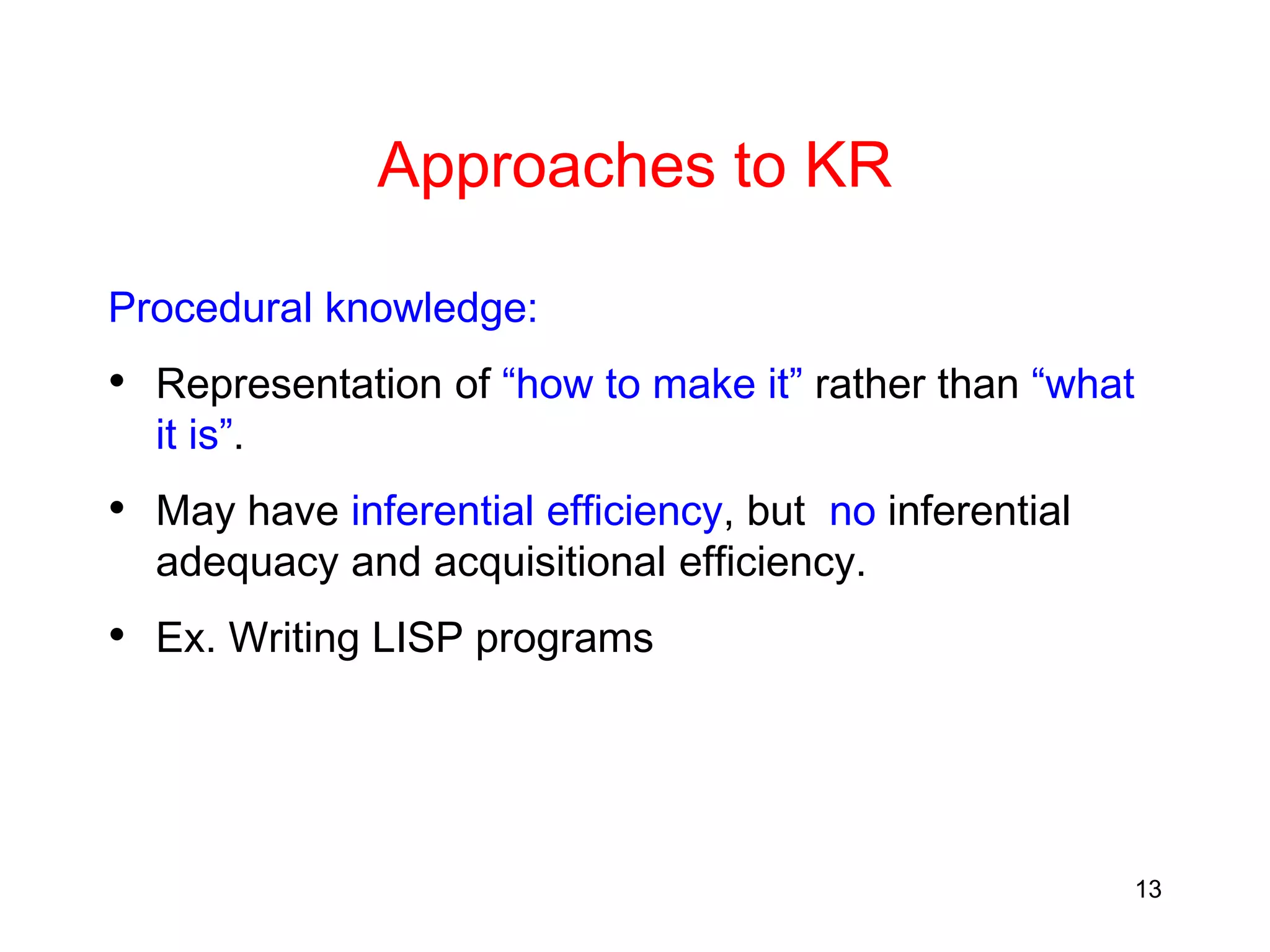 Knowledge representation and Predicate logic | PPTX | Programming ...