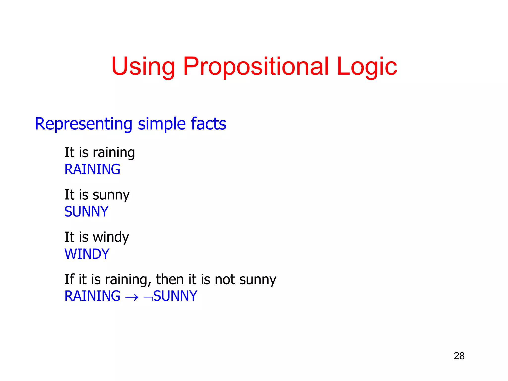 Knowledge representation and Predicate logic | PPTX | Programming ...