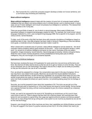 Artificial intelligence research