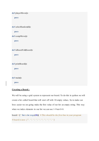 Artificial intelligence - python | DOCX | Programming Languages | Computing