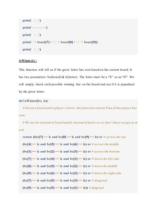 Artificial intelligence - python | DOCX | Programming Languages | Computing