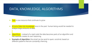Artificial intelligence slides beginners | PPTX