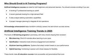 Artificial Intelligence Training for Career Growth in 2025.pptx