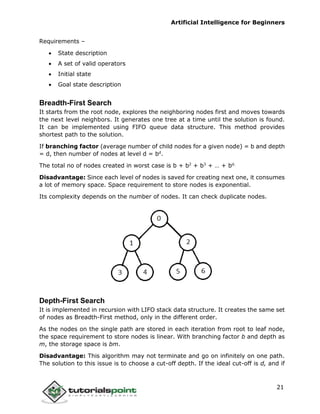 Artificial intelligence tutorial | PDF