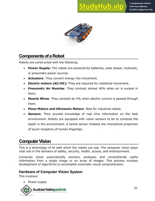 Artificial Intelligence Tutorial | PDF