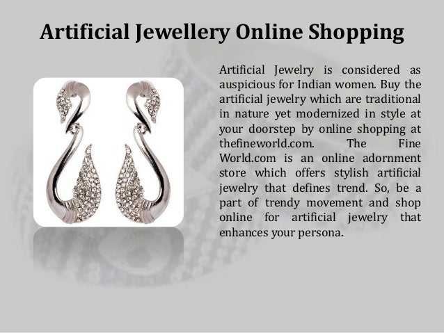 Artificial jewellery online shopping