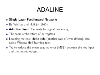 ADALINE
 