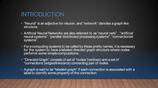 Basics of Artificial Neural Network | PPTX