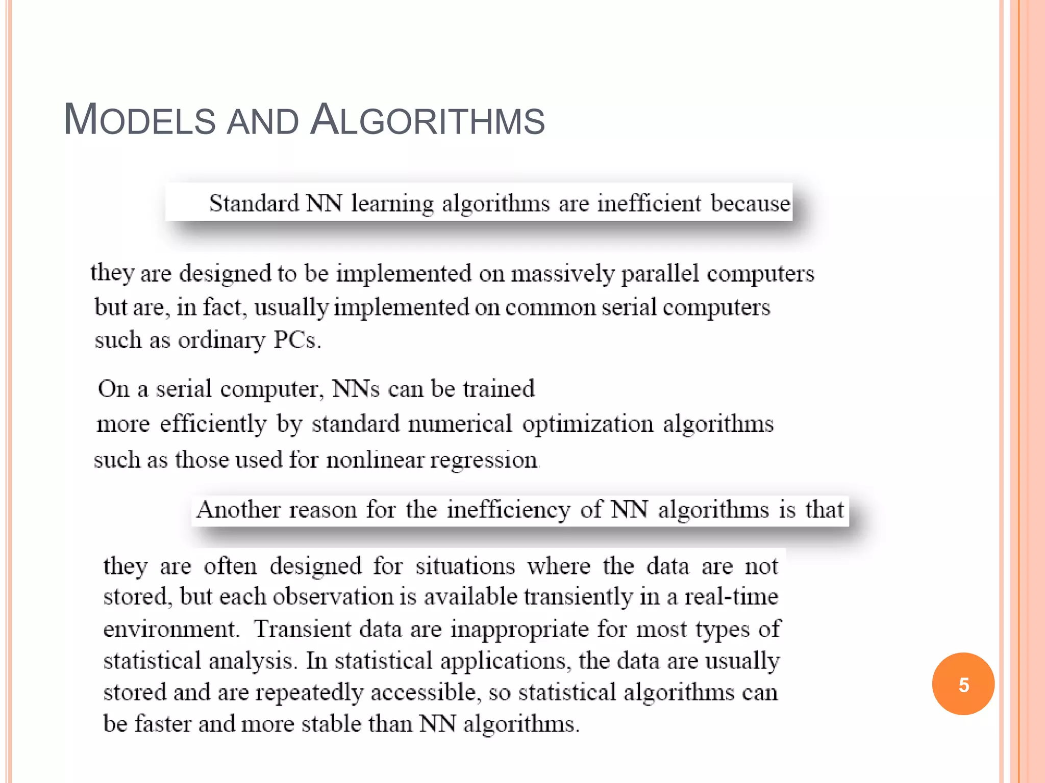 MODELS AND ALGORITHMS

5

 