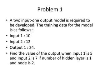 A brief introduction of Artificial neural network by example | PPTX
