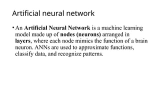 Artificial neural network ( ANN ).pptx