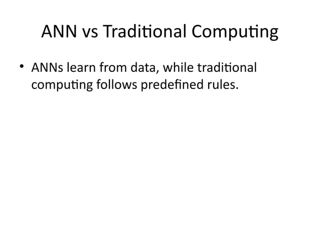 Artificial Neural Network Presentation 1 Pptx