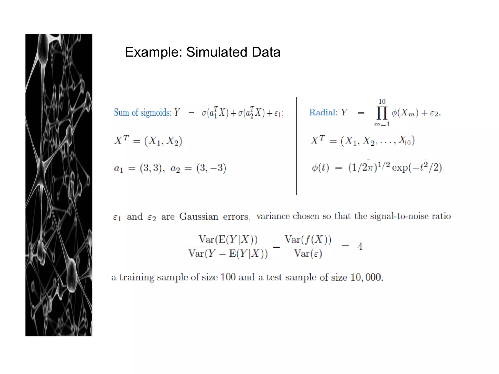 Example: Simulated Data
 