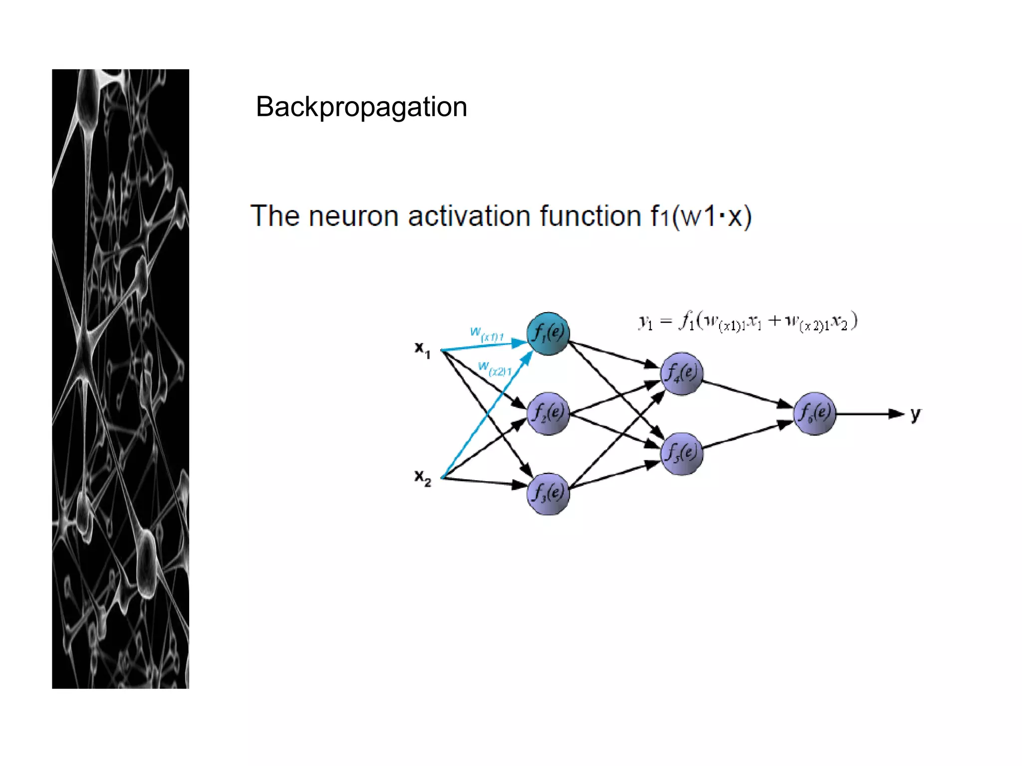 Backpropagation
 