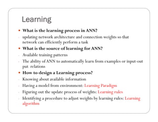 Artificial neural networks | PDF