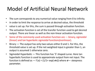 Artificial neural networks | PPTX
