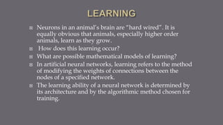 Artificial Neural Networks ppt.pptx for final sem cse | PPTX