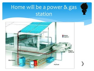 Home will be a power & gas
station
 