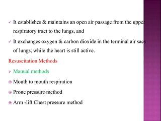 Artificial respiration | PPTX