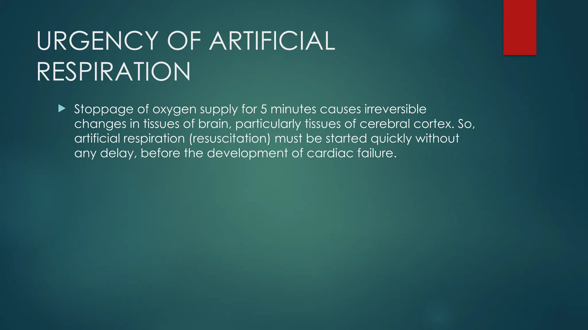 ARTIFICIAL RESPIRATION- POWERPOINT PRESENTATION | PPTX