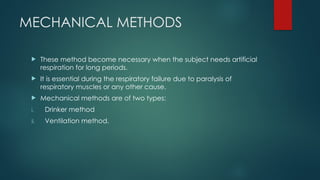ARTIFICIAL RESPIRATION- POWERPOINT PRESENTATION | PPTX