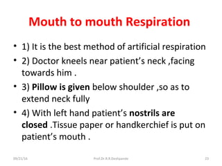 Artificial respiration | PPT