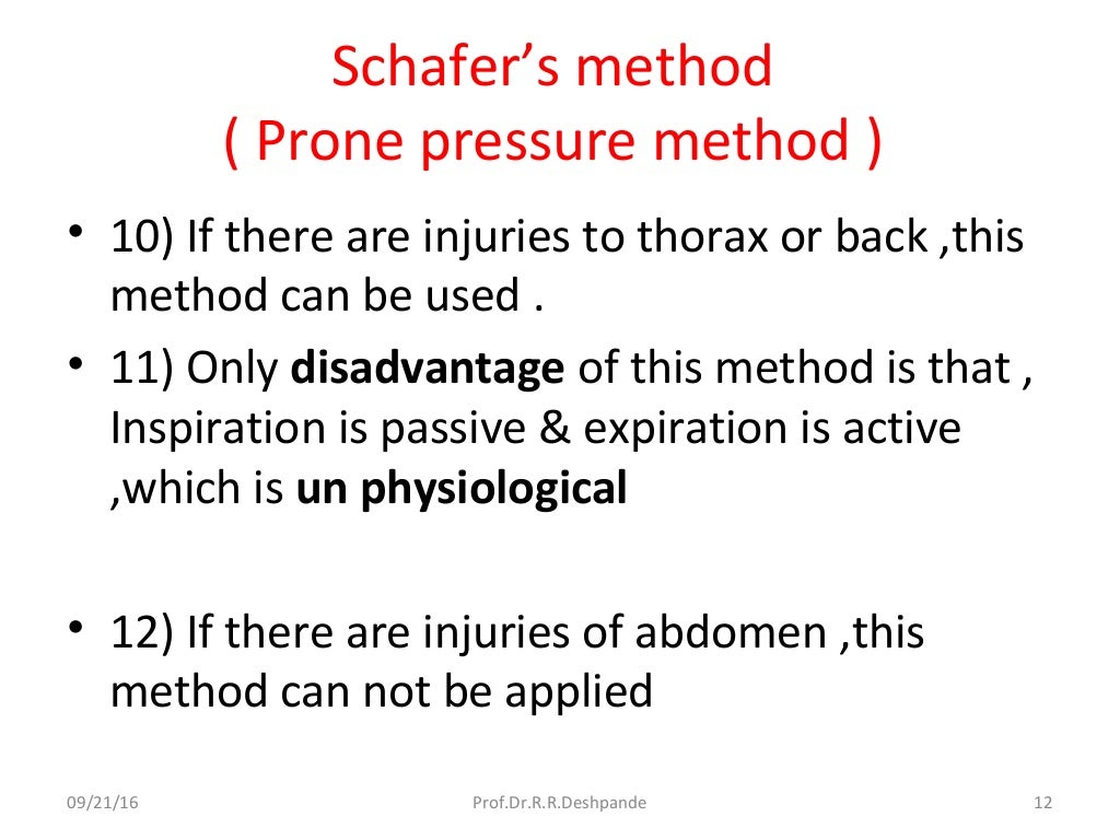 Artificial respiration