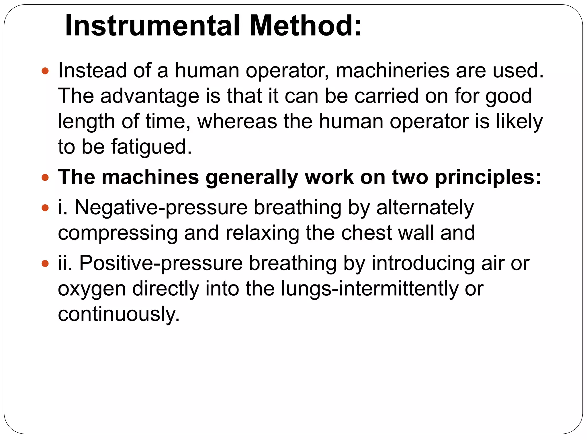 Artificialrespiration -ppt | PPTX