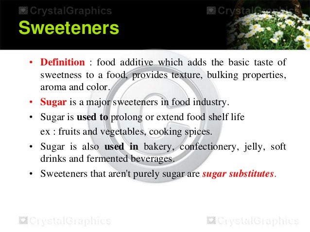Artificial Sweeteners
