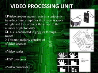 Process Video Unit Artificial vision | PPSX