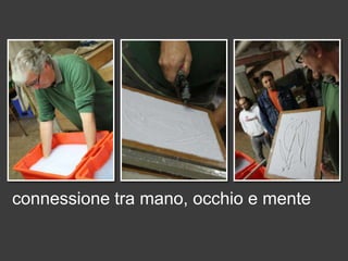 connessione tra mano, occhio e mente
 